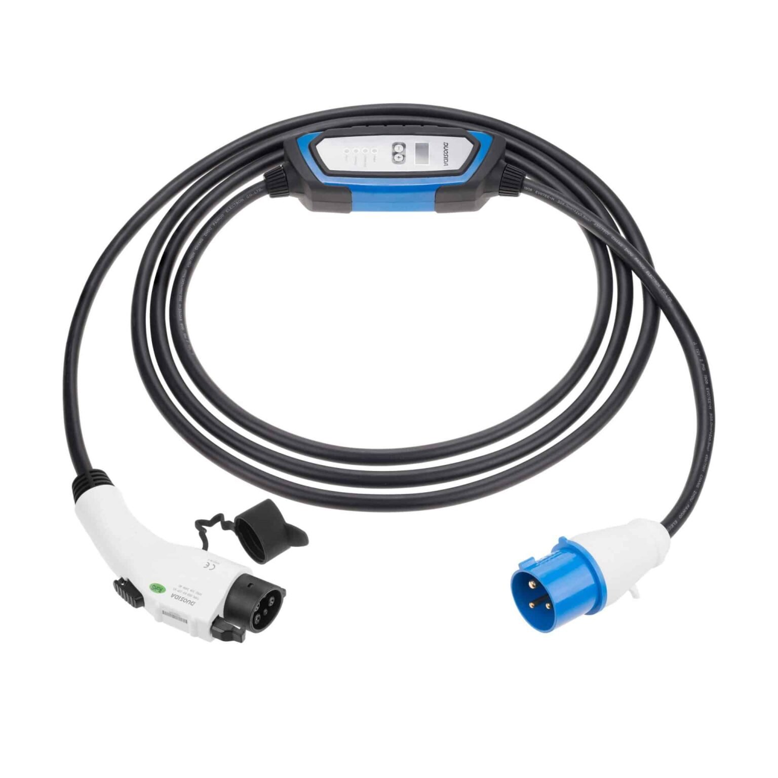 DUOSIDA 7 KW Portable Charging Connector Adjustable 8 32A Type 1 To